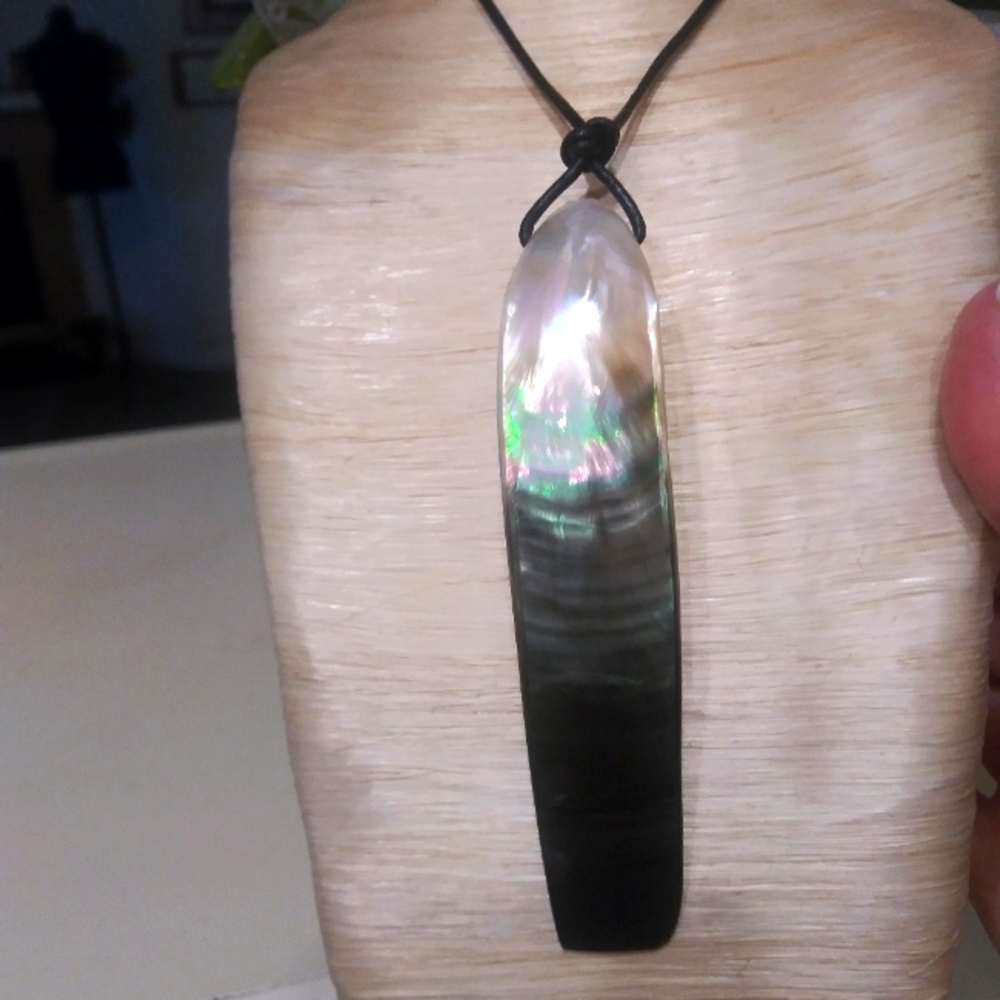 Unusual shell necklace